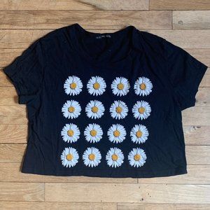 Truly Madly Deeply Daisy Print Crop Top